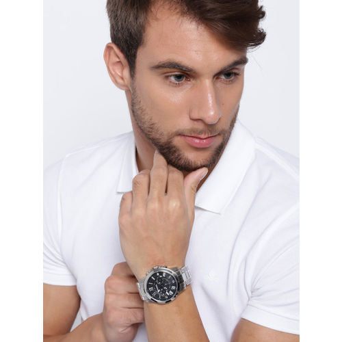 Buy Men's Chronograph Quartz Grant Stainless Steel Black Dial 44Mm Watch in Pakistan