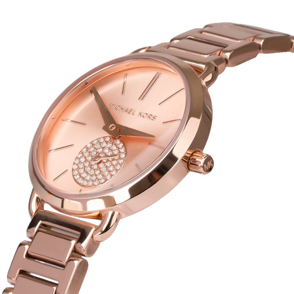 Buy Michael Kors Quartz Stainless Steel Rose Gold Dial 28mm Watch for Women - Mk3839 in Pakistan