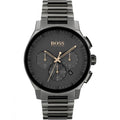Buy Hugo Boss Mens Chronograph Quartz Stainless Steel Black Dial 43mm Watch - 1513814 in Pakistan