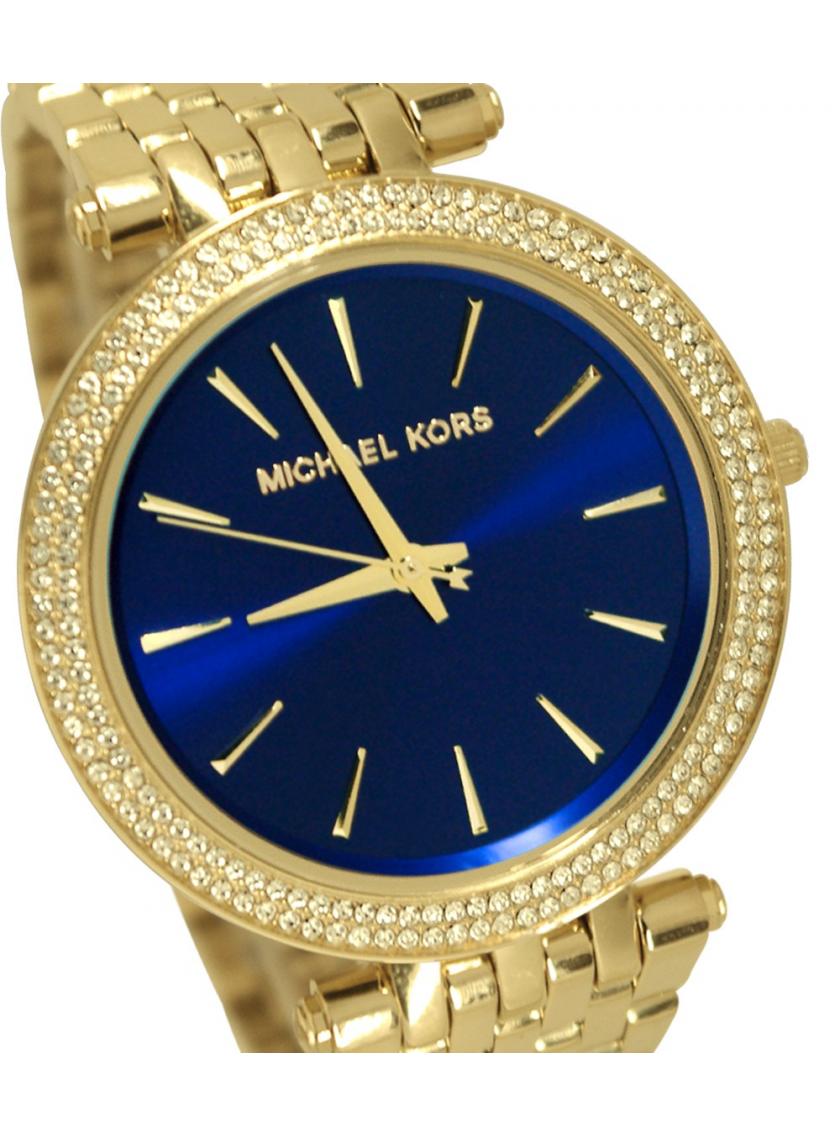 Buy Michael Kors Womens Quartz Darci Gold Stainless Steel Blue Dial 39mm Watch - Mk3406 in Pakistan