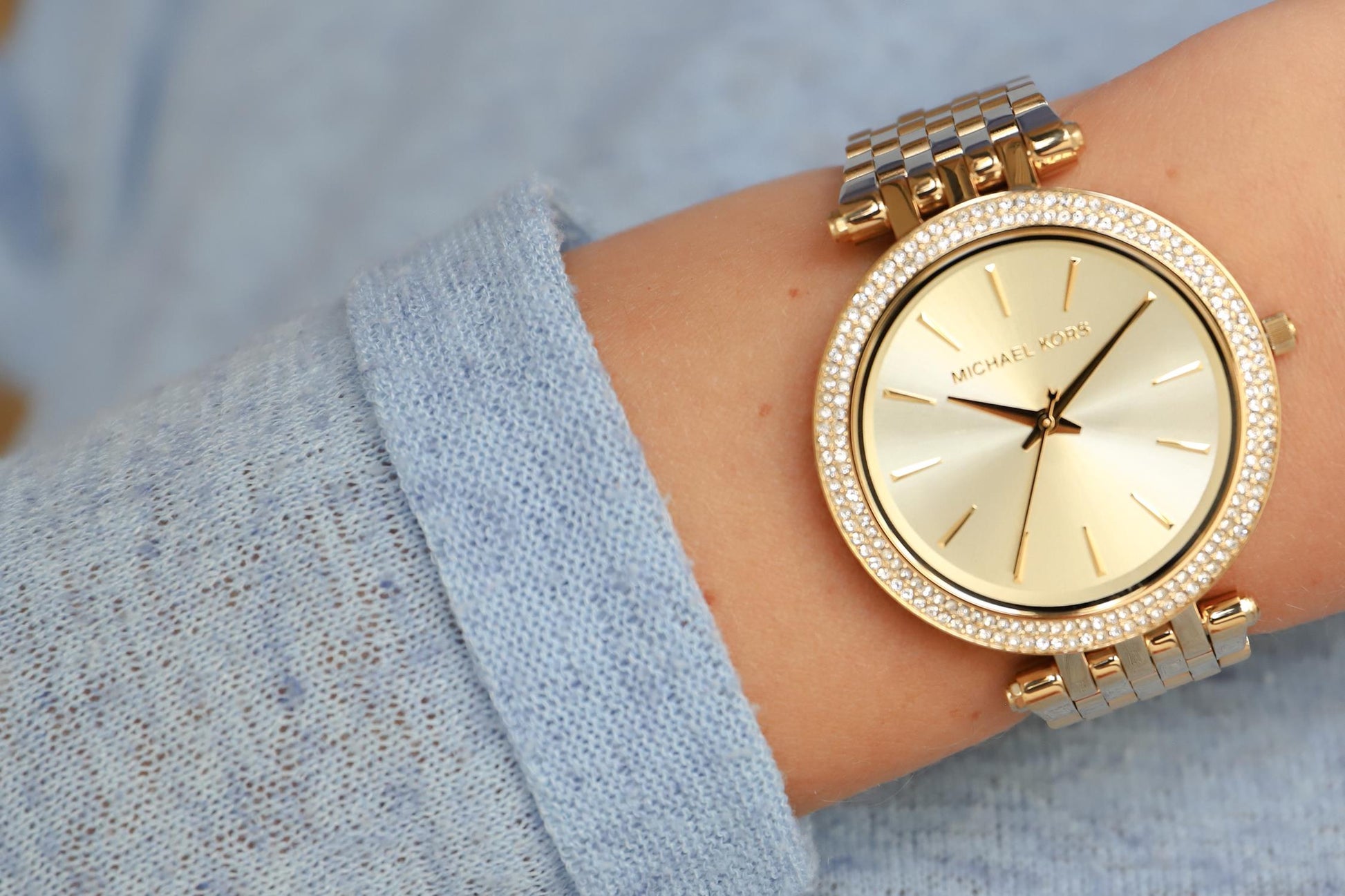 Buy Michael Kors Women’s Quartz Stainless Steel Gold Dial 39mm Watch - MK3191 in Pakistan