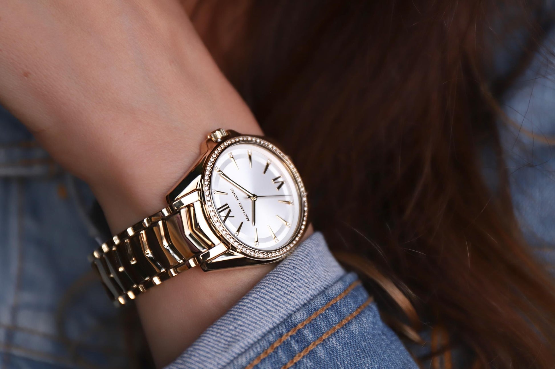 Buy Michael Kors Womens Quartz Whitney Stainless Steel White Dial 38mm Watch - Mk6693 in Pakistan