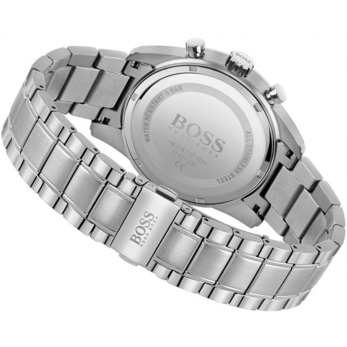 Buy Hugo Boss Mens Quartz Skymaster Chrono Stainless Steel Blue Dial 44mm Watch - 1513784 in Pakistan