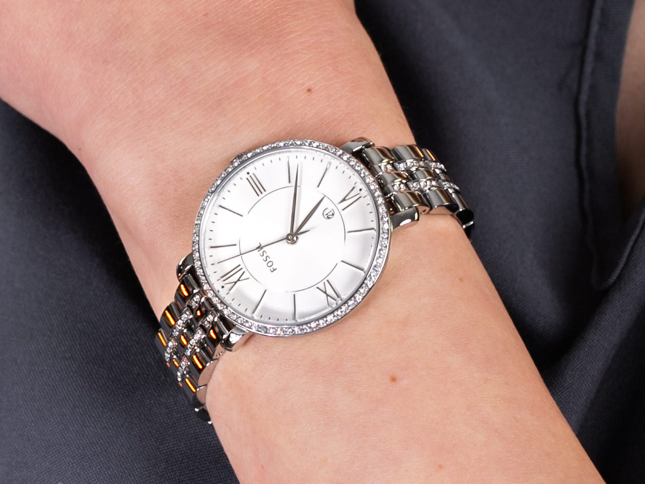 Buy Quartz Silver Stainless Steel Silver Dial 36Mm Watch For Women in Pakistan