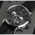 Buy Tommy Hilfiger Mens Quartz Leather Strap Black Dial 44mm Watch - 1710395 in Pakistan