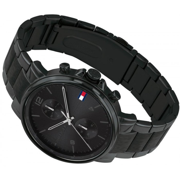 Buy Tommy Hilfiger Mens Quartz Stainless Steel Black Dial 44mm Watch - 1710414 in Pakistan