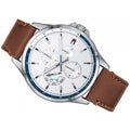 Buy Tommy Hilfiger Quartz Leather Strap White Dial 44mm for Men Watch - 1791614 in Pakistan